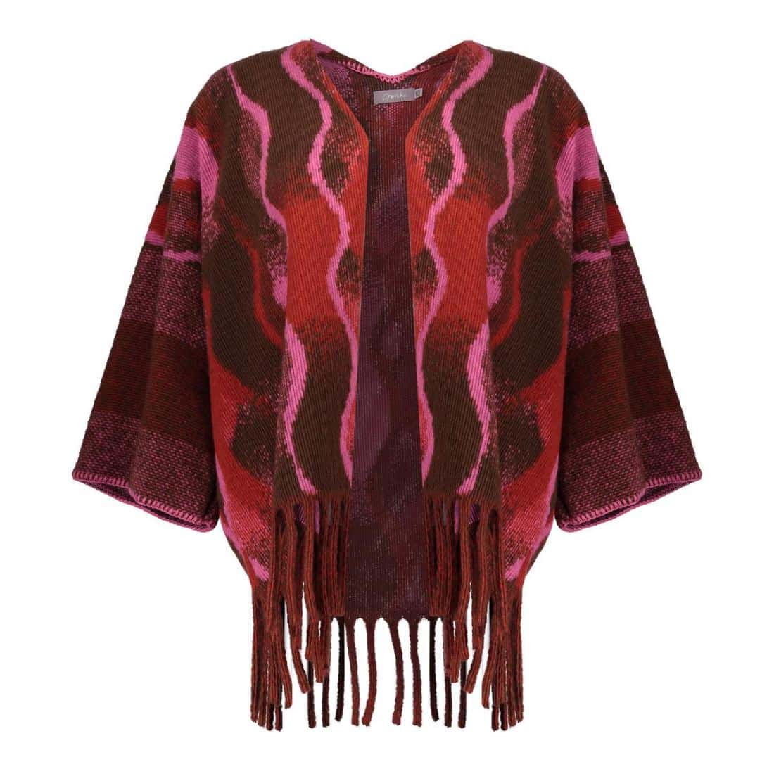 geisha geisha poncho print 54545 20 bp 1bjt n4v t11dkv