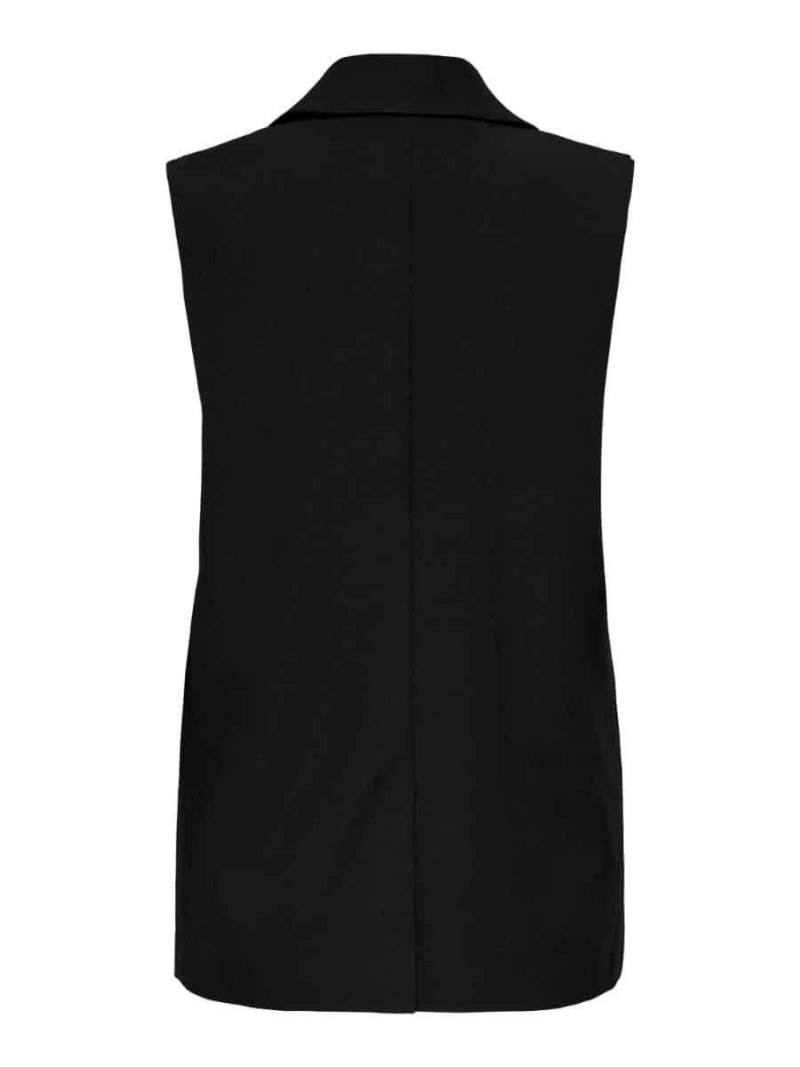 only only lang zwart gilet onlelly bp 1bsi nf6 t2w4cp
