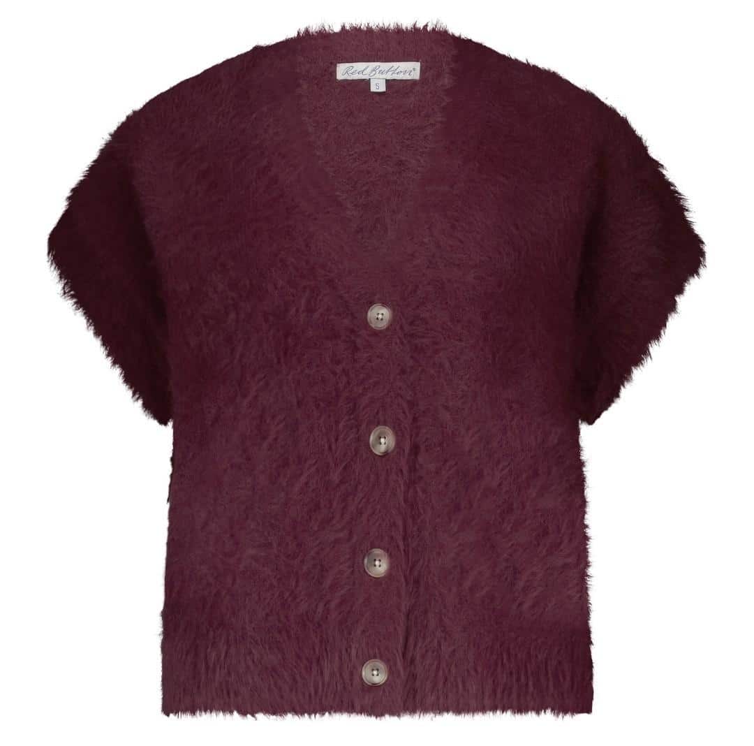 red button red button vest fuzzy srb4672 bp 1boa nc9 t2rycj