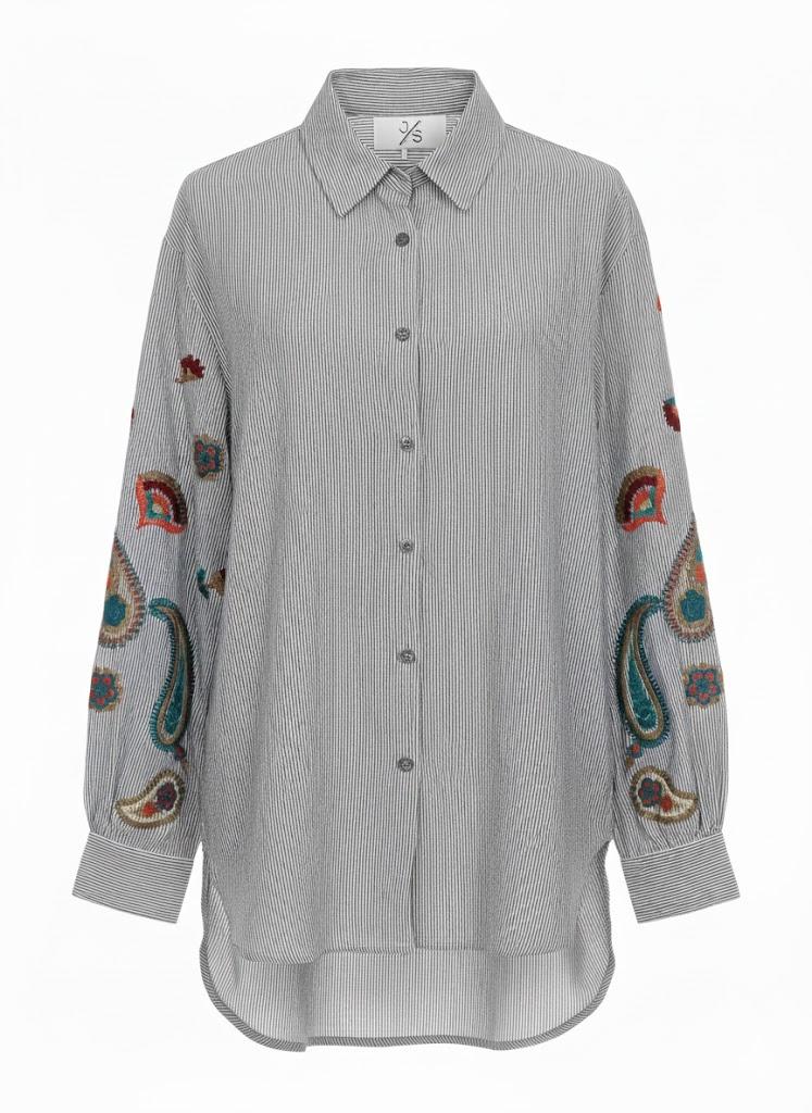 nouveau fashion nouveau fashion blouse streep bp 1c34 nz2 t8yhhn